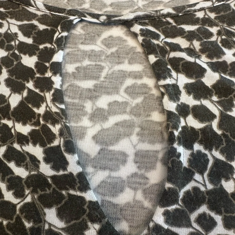 Michael Kors Black and White Knit Top Size XL